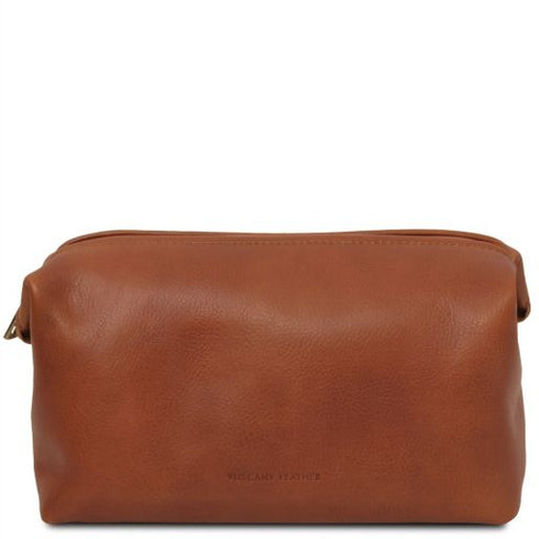 Smarty - Leather toiletry bag - Large size